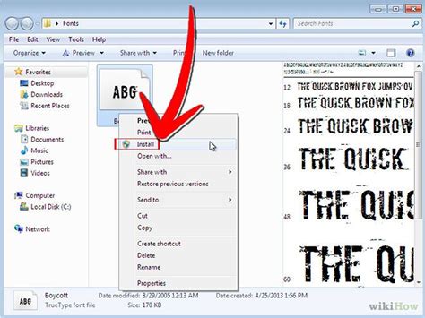 Add a font .